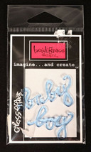 Heidi Grace Designs Glass Effects Baby Boy Scrapbook Embellishments Acry... - $1.06