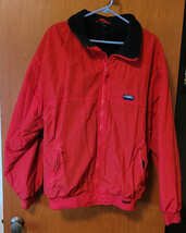 Unisex White Sierra XL Red Fleece Lined Red Zipper Jacket Winter Warm Ski Nice   - £23.56 GBP