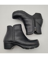 Dansko Women’s Scout Black Leather Side Zip Ankle Boot EU Size 38 US 7/7.5 - $54.14 CAD