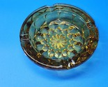 Vintage MCM Ashtray By Imperial Glass - Honey Gold Amber Art Glass 6¼&quot; -... - $18.97