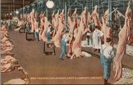 Advertising Swift &amp; Company Beef Dressing Department Postcard Y10 - £5.42 GBP