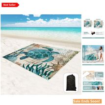 Oversized Beach Blanket 95”x80” | Waterproof &amp; Sandproof for Ultimate Co... - $50.44