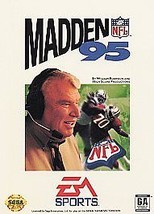 MADDEN NFL &#39;95 --- SEGA GENESIS- Tested - Works - $9.16