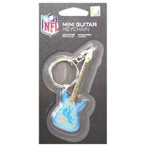 NFL Detroit Lions Football Team Official Licensed Mini Guitar Keyring Keychain - £8.74 GBP