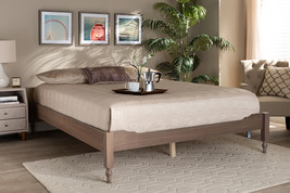 Belisma French Bohemian Antique Oak Full Size Platform Bed - $3,309.97 MXN