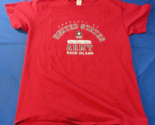 DISCONTINUED U.S. ARMY ROCK ISLAND ARSENAL RED SHIRT LARGE - $23.75