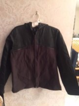 NWOT MARITHE + FRANCOIS GIRBAUD Dark Olive Nylon Jacket SZ Medium RUNS S... - £61.94 GBP
