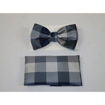Men's Fancy Bow Tie/Hankie Set By J.Valintin Soft Microfiber Silky JVBT-19 image 2