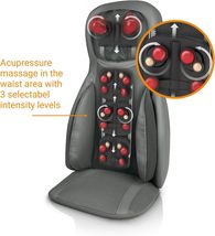 Medisana MC 826 Shiatsu Massage Seat Cover, with Acupressure, Adjustable Neck  - £628.83 GBP