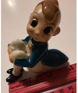Vtg Japan Anthropomorphic Pixie Cricket Bug Insect Ceramic Figurine 3&quot; - $27.06 CAD