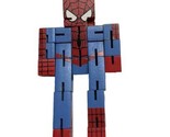 Marvel Wooden Toy Spiderman Stretchy Puzzle Figure 5.25 inch - £8.71 GBP