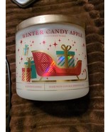 Bath &amp; Body Works Winter Candy Apple 3 wick candle 14.5oz - $13.90