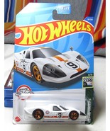 Mattel 2021 Hot Wheels NIB &#39;67 FORD GT40 Mk.IV White Gulf #9 58/250 Retr... - £11.98 GBP