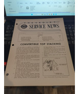 Chevrolet Service News Volume 31 April 1959 #4 - Convertible Top Stacking - $129.54 MXN