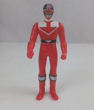 2000 Bandai Power Rangers Time Force Red Ranger 3.5&quot; Vinyl Figure - £13.17 GBP