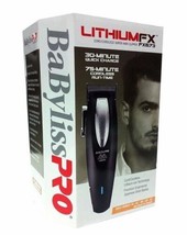 Babyliss Pro Lithium FX Cord/Cordless Super Hair V Blade Clipper! FX673 - $188.09