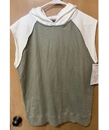 MVSport  Hoodie Mens Large Sleeveless Training Sweatshirt Gym Deconstruc... - €12,74 EUR