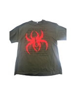 Vintage Rap T-shirt size XL Krizz Kaliko Strange Music Y2K Spider Man Green - £22.17 GBP