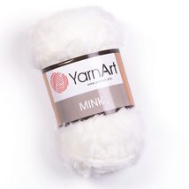 5 Pack Yarnart Mink (5 Skein) Fur Yarn, Soft Fur Yarn Chunky Fluffy Faux Fur Yar - £19.89 GBP