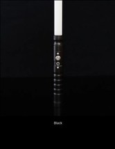 lightsaber YQ-PJ 001-75 cm black silver Rgb lightsaber metal handle powe... - $69.29