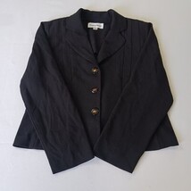 Danny & Nicole RN#67473 Women's Black 3-Button Blazer Jacket Size 12P image 15