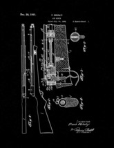 Air Rifle Patent Print - Black Matte - $7.95+