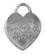 Tiffany &amp; co Unisex Pendant .925 Silver 448269 - $135.68 CAD
