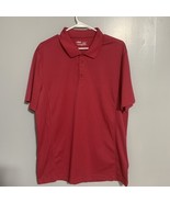 Fila Sport Men’s Polo Shirt Size L Red Short Sleeve Stay the Coarse - $209.68 MXN