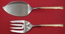 Greenbrier by Gorham Sterling Silver Salmon Serving Set Fish Custom Made - $147.51