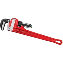 Superior Tool 02818 Heavy Duty Straight Cast-Iron Handled Pipe Wrench 2-1/2 - $39.65