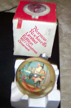 norman rockwell/holiday christmas/ tree ornament/bulb - £9.52 GBP