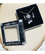 LOONEY TOONS CHARM NECKLACE SYLVESTER TWEETY HEART NWT $20 - $14.80