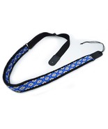 Guitar Strap  Adjustable Paracord 2&quot; Wide for Base Acoustic Electric BLU... - $27.15 CAD