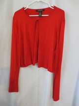 Ellen Tracy Red Cashmere Blend sweater SZ L - £31.46 GBP