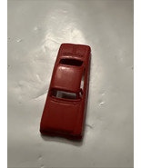 Vintage Primitive Molded Plastic Car - Red - marked USA Plymouth fury - $17.20 CAD