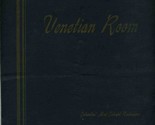 Venetian Room Menu and Wine List Columbus Ohio 1940&#39;s - £59.17 GBP