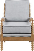 Madison Park Donohue Midcentury Modern Accent Chairs Padded Solid, Light Blue - £469.21 GBP