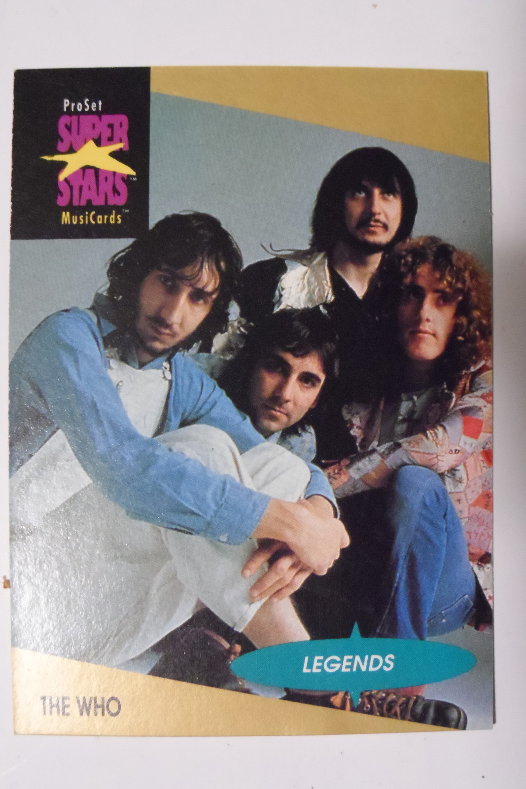 THE WHO 5 PC LOT 1975 MELODY MAKER ARTICLE BUTTON CARDS VG+  - $18.75