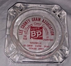 Vintage BP FEEDs FARM Advertising LEE County Grain Association illinois  - $32.71
