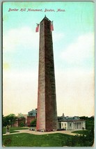 Bunker Hill Monument Boston Massachusetts MA 1907 DB Postcard C14 - £2.33 GBP