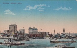 ZAYIX Postcard Great Lakes Ship Harbor Detroit Michigan 1912 Divided Back - £19.62 GBP