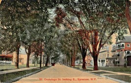Syracuse New York ~ W Onondage Street Ricerchi East-Victorian Case ~1912 - £5.85 GBP