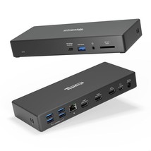 13-In-1 Usb-C Triple Monitor Docking Station With 100W Laptop Charging And 20W U - £172.99 GBP