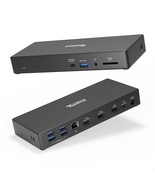 13-In-1 Usb-C Triple Monitor Docking Station With 100W Laptop Charging A... - £173.82 GBP