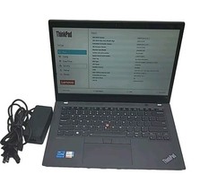 Lenovo Thinkpad T14S G2 14&quot; Touch Laptop Intel i5-1135G7 8GB RAM 256GB S... - £205.02 GBP