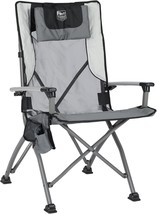 Timber Ridge Camping Chair, Foldable, Alloy Steel, Gray/Black, 22 Point 44 X 16 - £67.89 GBP