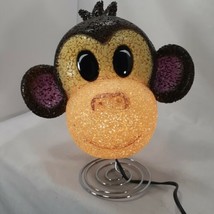 Monkey Face Melt Plastic Popcorn Lamp Spring Base Electric Kids Night Light - £14.62 GBP