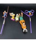 Goofy Applause Twist Silly Drinking Straw Disney LOT Magnets &amp; Toy - $22.27