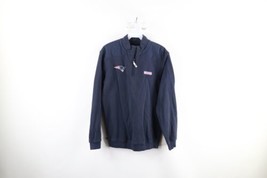 Vineyard Vines Mens XS New England Patriots Half Zip Pullover Sweatshirt Blue - $44.50