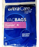 New 3 Bags HOOVER K Canisters Upright Vacuum VACBAGS 20-1052 SPIRIT S341... - £5.54 GBP
